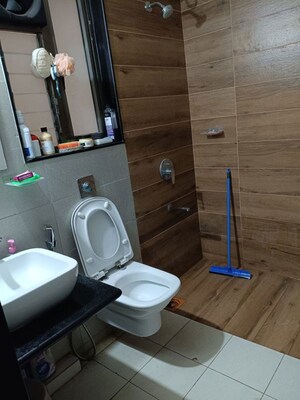 Bathroom in 1 BHK Apartment at Paranjape Blue Ridge, Hinjewadi – for Rent