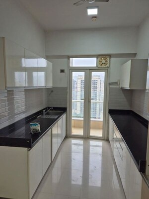 Kitchen in 3 BHK Apartment at Omkar Alta Monte, Malad East – for Rent