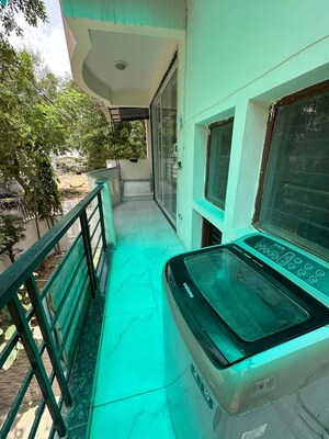 Balcony in 3 BHK Builder Floor at Sector 57 – for Rent