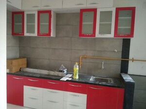 Kitchen in 3 BHK Apartment at Saanvi Nirman Celesta, Ghuma – for Rent