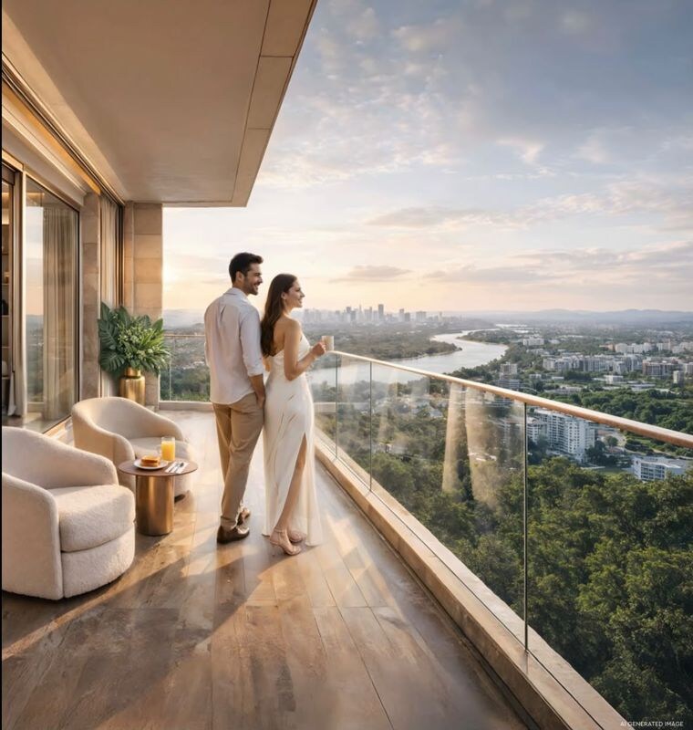 Balcony, kolte-patil-vivere 3 Bedroom 1070 Sq.Ft. Apartment In Goregaon West Mumbai 10446842