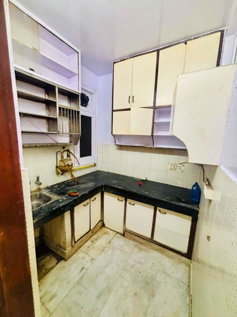Kitchen, malviya nagar 2 Bedroom 900 Sq.Ft. Builder Floor In Malviya Nagar Delhi 10446915