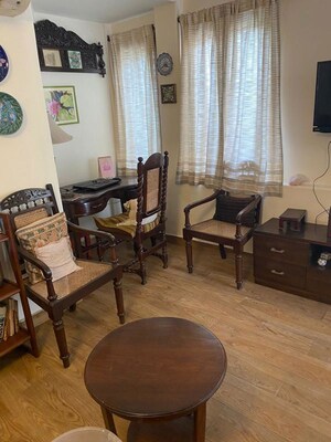 Living Room in 3 BHK Builder Floor at Sarvodaya Enclave – for Rent