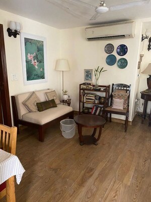 Bedroom in 3 BHK Builder Floor at Sarvodaya Enclave – for Rent