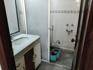Bathroom in 2 BHK Builder Floor at Malviya Nagar – for Rent