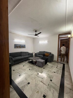 Living Room in 2 BHK Builder Floor at Kalkaji – for Rent