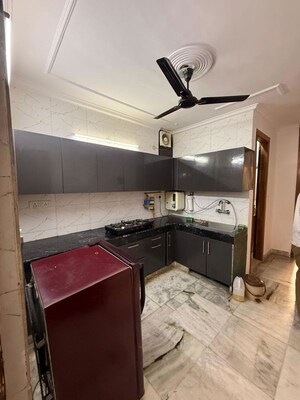 Kitchen in 2 BHK Builder Floor at Kalkaji – for Rent
