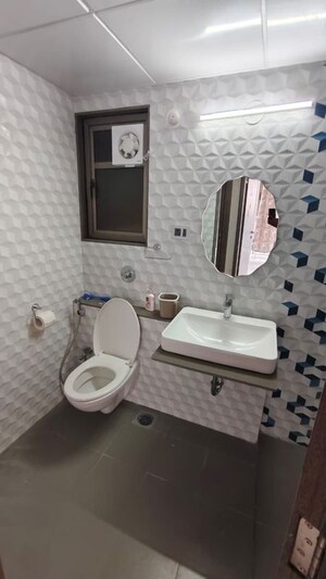 Bathroom in 3.5 BHK Builder Floor at Bramhacorp The Collection, Kalyani Nagar – for Rent