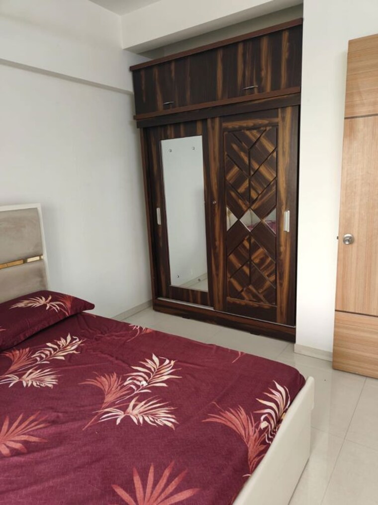 Bedroom, dynamic-crest 2 Bedroom 650 Sq.Ft. Apartment In Shilphata Thane 10447021