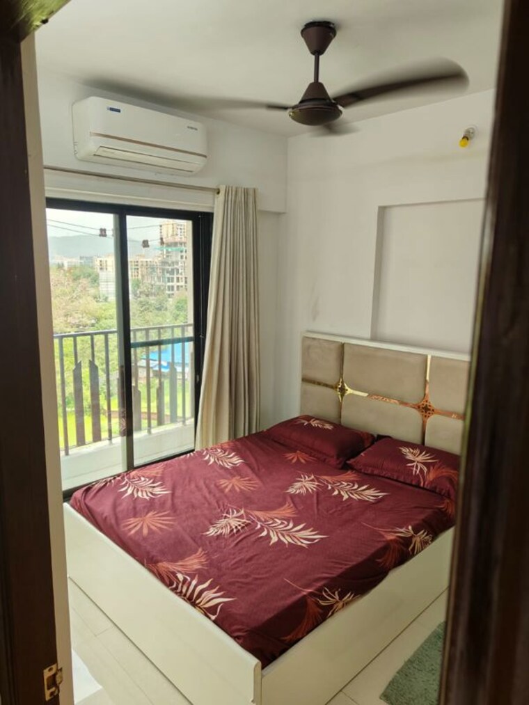 Bedroom, dynamic-crest 2 Bedroom 650 Sq.Ft. Apartment In Shilphata Thane 10447021