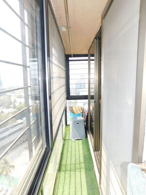 Balcony in 1 BHK Apartment at Dedhia Golden Park II, Kalyan West – for Rent