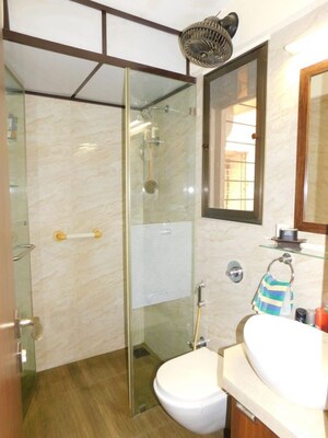 Bathroom in 1 BHK Apartment at Dedhia Golden Park II, Kalyan West – for Rent