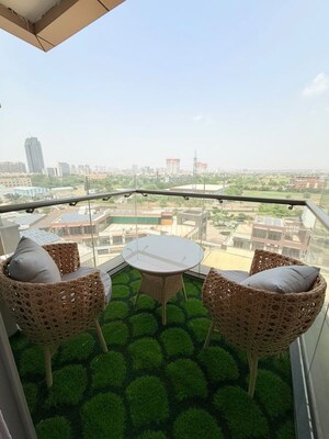 Balcony in Studio Apartment at M3M My Den, Sector 67 – for Rent