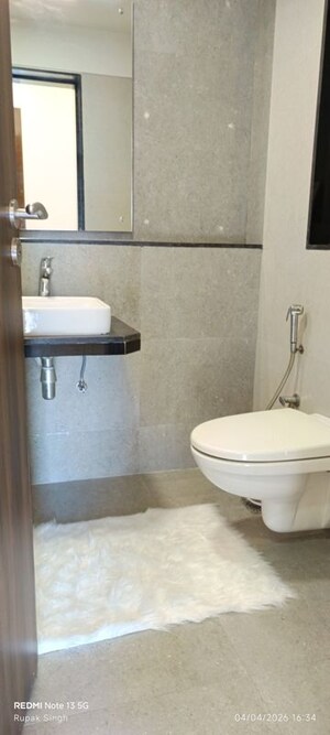 Bathroom in 3 BHK Apartment at Adani Group Western Heights, Andheri West – for Sale