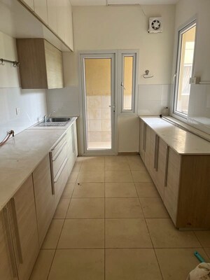 Kitchen in 3.5 BHK Apartment at Bhartiya Nikoo Homes, Thanisandra Main Road – for Rent