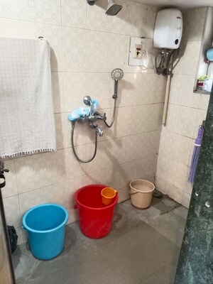 Bathroom in 2 BHK Apartment at Naupada – for Rent