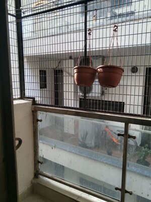 Balcony in 3 BHK Builder Floor at Vasant Kunj – for Rent