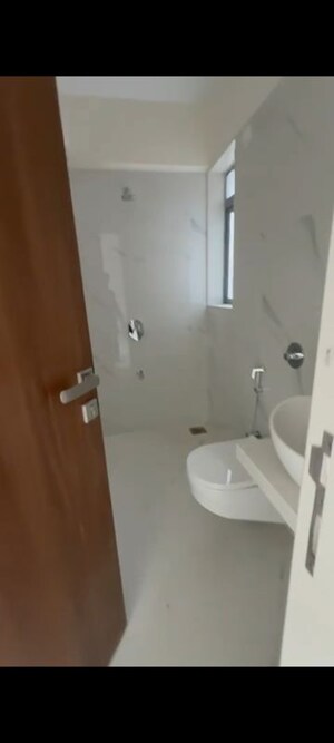 Bathroom in 3 BHK Apartment at Sandesh Nagar – for Rent