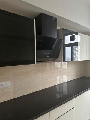 Kitchen in 3 BHK Apartment at Omaxe New Chandigarh, North Mullanpur – for Rent