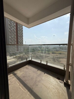Balcony in 3 BHK Apartment at Shaligram Pavillia, Gahunje – for Rent