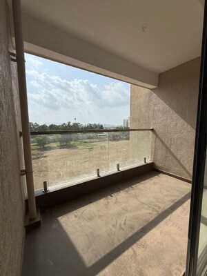 Balcony in 3 BHK Apartment at Shaligram Pavillia, Gahunje – for Rent