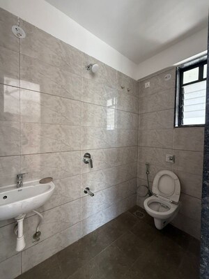 Bathroom in 3 BHK Apartment at Shaligram Pavillia, Gahunje – for Rent