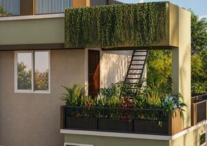 Balcony in 4 BHK Villa at Rs Puram – for Sale