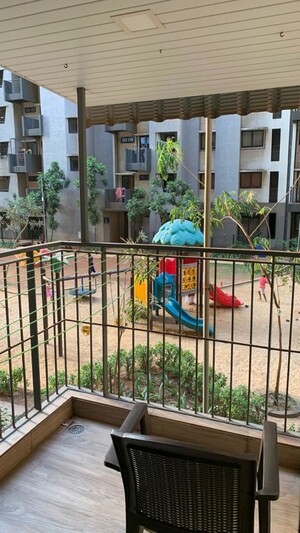 Balcony in 1 BHK Apartment at Lodha Downtown, Dombivli East – for Rent