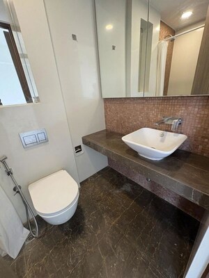 Bathroom in 3 BHK Apartment at Lodha The Park, Worli – for Rent