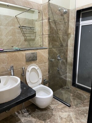 Bathroom in 3 BHK Apartment at Lokhandwala Octacrest, Kandivali East – for Sale