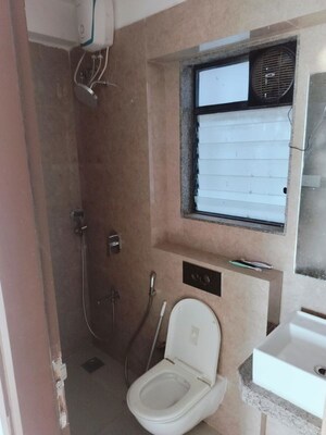 Bathroom in 2 BHK Apartment at Sunteck Avenue 2, Goregaon West – for Rent