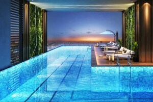 Swimming Pool in 3 BHK Apartment at Sandesh Nagar – for Sale