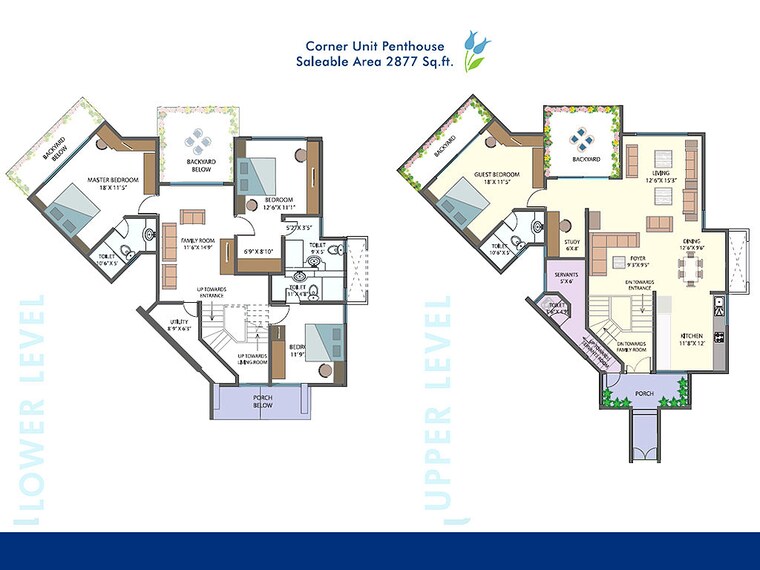 Floor Plan, gera-greens-ville-sky-villas 4 Bedroom 2877 Sq.Ft. Penthouse In Kharadi Pune 10444604