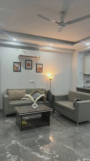 Living Room in 1 BHK Apartment at Saket – for Rent