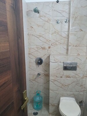 Bathroom in 3 BHK Builder Floor at Vasant Kunj – for Rent
