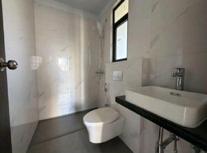 Bathroom in 2 BHK Apartment at Risland The Icon Phase 2, Dhokali – for Rent