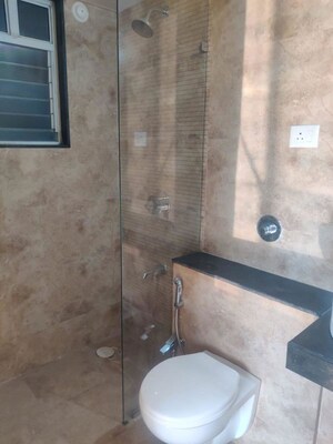 Bathroom in 3 BHK Apartment at Kohinoor Zen Estate, Kharadi – for Rent