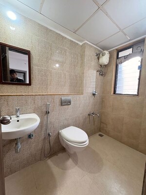 Bathroom in 1.5 BHK Apartment at Lodha Palava Eviva K To T Urbano A C F and I To T, Dombivli East – for Rent