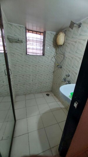 Bathroom in 1 BHK Apartment at Vijay Park, Kasarvadavali – for Rent