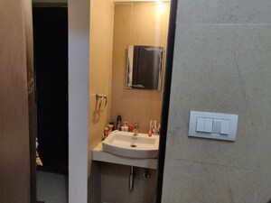 Bathroom in 1 BHK Apartment at Lodha Splendora, Ghodbunder Road – for Rent