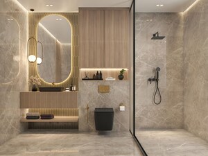 Bathroom in 6+ BHK Independent House at Lok Vihar – for Sale