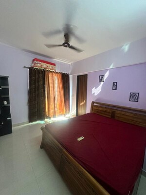 Bedroom in 2 BHK Apartment at NICCO Ashok Smruti 2, Kasarvadavali – for Rent