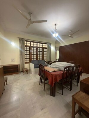 Living Room in 3.5 BHK Builder Floor at Sector 10a – for Rent