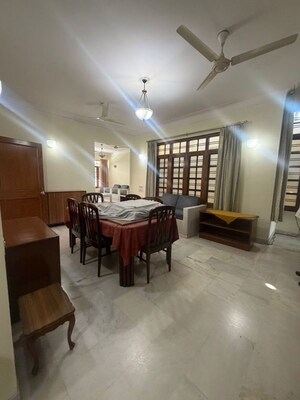 Living Room in 3.5 BHK Builder Floor at Sector 10a – for Rent