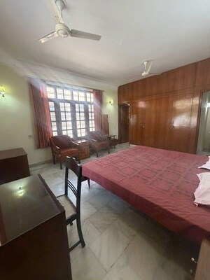 Bedroom in 3.5 BHK Builder Floor at Sector 10a – for Rent