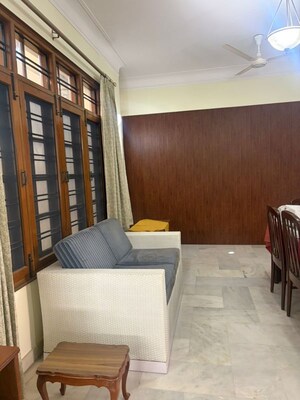 Living Room in 3.5 BHK Builder Floor at Sector 10a – for Rent