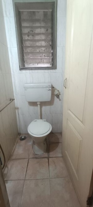Bathroom in 1 BHK Apartment at Kopar Khairane – for Rent
