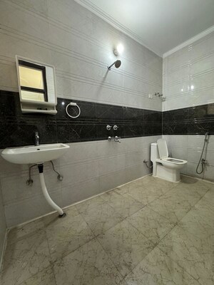 Bathroom in 2 BHK Apartment at Chattarpur – for Rent