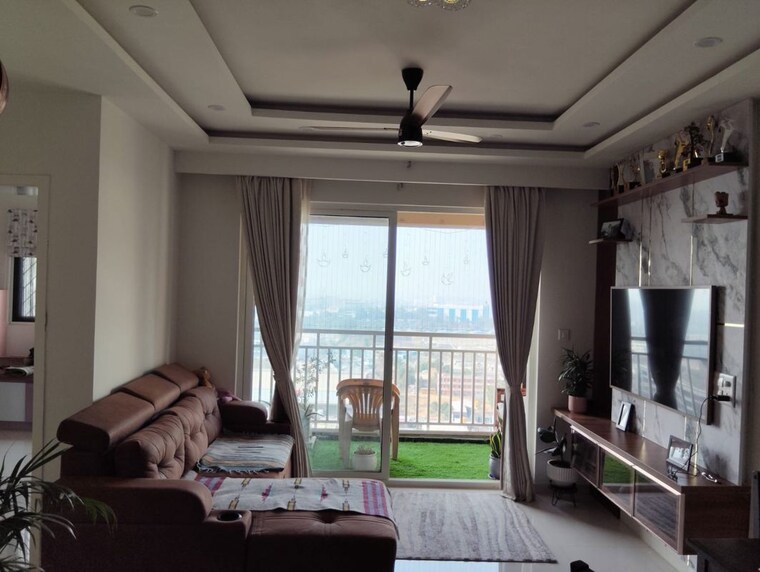 Living Room, gm-global-techies-town-tower-c 2 Bedroom 1000 Sq.Ft. Apartment In Electronic City Phase I Bangalore 10448155