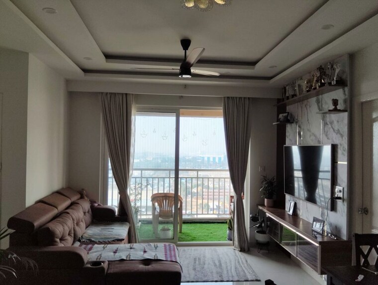 Living Room, gm-global-techies-town-tower-c 2 Bedroom 1000 Sq.Ft. Apartment In Electronic City Phase I Bangalore 10448155